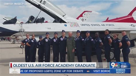 Texan celebrates 90th birthday from sky, as nation's oldest U.S. Air Force Academy graduate